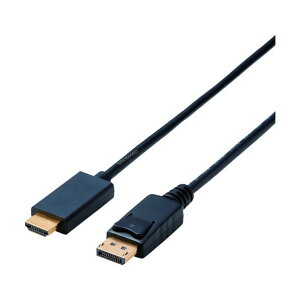 �G���R�� DisplayPort�pHDMI�ϊ��P�[�u�� CAC-DPHDMI20BK 1�_
