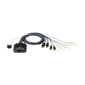 ATEN ATEN�@KVM�X�C�b�`�@2�|�[�g/USB/DisplayPort/�P�[�u���^(���C���[�h�����R���t) CS22DP