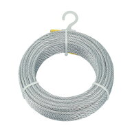 トラスコ メッキ付ワイヤロープΦ6mmX100m 271 x 275 x 117 mm CWM-6S100 1