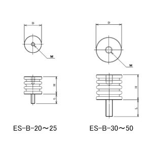 �J���_�f���L ES�X�y�[�T�[ ��R�� �{���g�E�i�b�g�^�C�v ES-B-20-5-VO 1�_