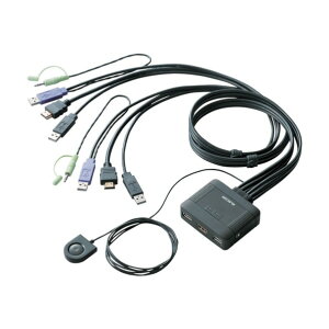 �G���R�� �p�\�R���ؑ֊�HDMI�Ή�2��ؑ� KVM-HDHDU2 1