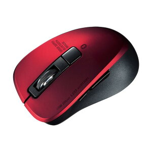 �T�����T�v���C �É�Bluetooth 5.0 �u���[LED�}�E�X(5�{�^���E���b�h) MA-BTBL155R 1�_