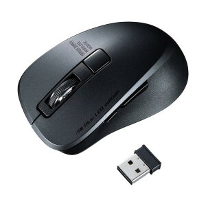 �T�����T�v���C �É����C�����X�u���[LED�}�E�X(5�{�^���E�u���b�N) MA-WBL153BK 1�_