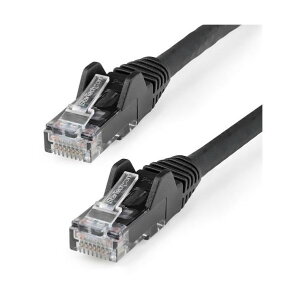 STARTEC.COM�� �J�e�S��6(CAT6)LAN�P�[�u��/1.5m/�u���b�N/�c���܂�h�~�@�\ N6PATC150CMBK 1�{