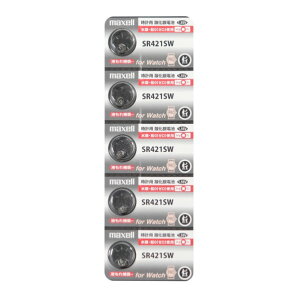 maxell maxell�_���△����d�r SR421SW 5�� ���d�r:���a4.8x����2.15mm �V���o�[ SR421SW 1B5LP B 1�V�[�g