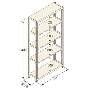 ���ʃ��b�N J�^�C�v500KG GSN-J2412D5R 1��