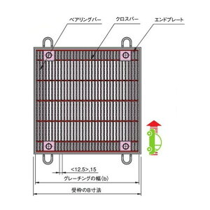 �����R�[�|���[�V���� �{���g�Œ莮 �זڐ����`���p�X�`�[���O���[�`���O b995×a1000×h38mm VG1HBBF538-99A 1��