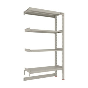 トラスコ M3型中量棚 台車天板収納型 W1200XD471XH2100 4段 連結 M3-DB7454B 1点