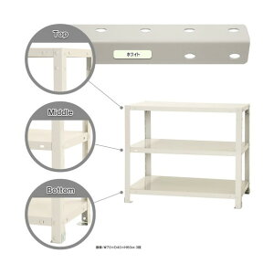 k {gI ׏d40kg X}[gbN J^ 3i zCg 700×400×600 NSTR-146-3-W 1_