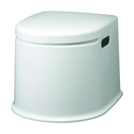 山崎産業ポータブルトイレP型ホワイトPT-P11