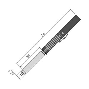 太洋電機(goot) グットRX−802ASPH用交換こて先 RX-80HRT-PHLB