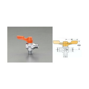 �G�X�R(esco) �~�j�{�[���o���u R1/8 ×G1/8 EA425BS-311