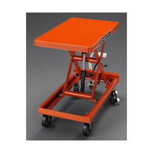 ���@�l��p�i���G�X�R(esco) 500x 800mm/250kg �e�[�u�����t�g(�n���h����) EA520XC-4A 1�y2506DFD_3�z