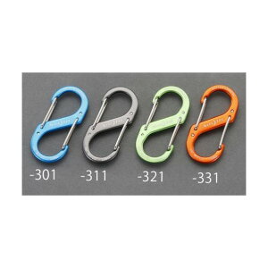 �G�X�R(esco) 69x32mm S�J���X�i�b�v�t�b�N(�A���~��/�I�����W) EA638AD-332 1�y2506DFD_3�z