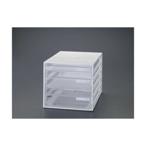 �G�X�R(esco) 250x340x 230mm/ 3�i ���^�[�P�[�X(�z���C�g) EA954JA-1 1��