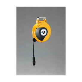エスコ 6.5mmx10M自動巻取エアーホースリール EA124BJ-6.5A 1個【2506DFD_3】