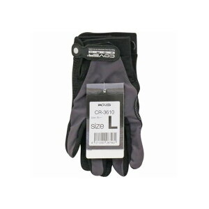 COVER WORK エラスティックグローブ グレー×ブラック L CR-3610 1個