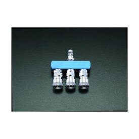 エスコ 3連カプラーソケット EA140DM-3 1個【2506DFD_3】
