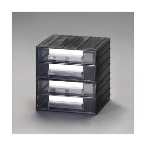 エスコ 1列4段パーツキャビネット 225×225×225mm EA957CA-2【2506DFD_3】