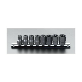 エスコ ナットツイスター 3/8Sq EA618ZA 8個組
