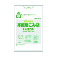 日本サニパック 静岡市指定袋家庭用 45L 半透明 GN6T 50枚×12冊