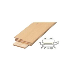 �E�b�h���� �~��Q�^(�˔\��)��݂薳�� �����Ⴂ�� 1,596×75×15mm �_�[�N�u���E��(�E�H�[���i�b�g��) DCQH44B-T-DK 1�_