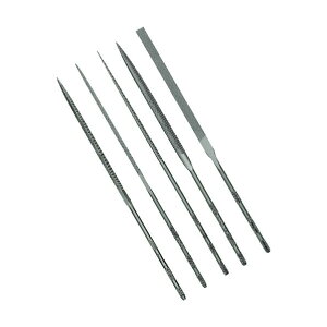 バローベ 精密ニードルヤスリ 5種セット 180mm #2 LA-ST-180-2 1点
