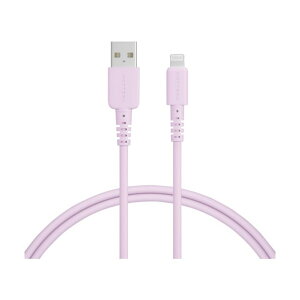 �I�E���e�b�N ���Ȃ₩�ŗ��܂Ȃ��V���R���P�[�u�� �}���[�d�f�[�^�]���Ή� USB-A to Lightning MOT-SCBALG100-PU 1�_