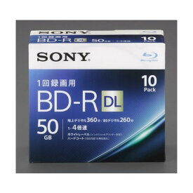 エスコ(esco) 50GB BD-R(ビデオ用4倍速/10枚) EA759GS-166 10枚