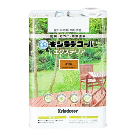 大阪ガスケミカル 水性キシラデコールエクステリアS(半透明着色仕上)水性屋外木材用塗料 防腐・防カビ・防虫 181×106×260 ピニー 00047670040000 1缶
