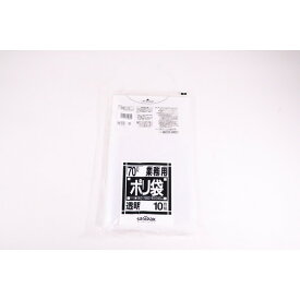 日本サニパック N−73Nシリーズ70L透明10枚 256 x 216 x 32 mm N-73-CL 10枚