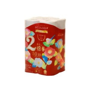 ���퓌�C�G�R���W�[ �g�C���b�g�y�[�p�[ �G�R���W�[2�{���v���~�A�� 50m 12���[��×8�p�b�N �_�u�� - 8�p�b�N