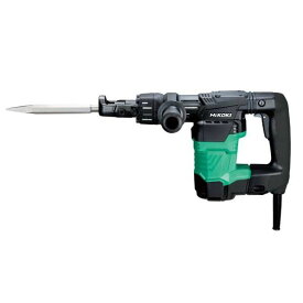 HiKOKI(ハイコーキ) H41SA4 AC100V ハンマ 六角軸 17mm ブルポイント,サイドハンドル,ケース,ストッパスイッチ付 六角軸17mm アグレッシブグリーン 1台