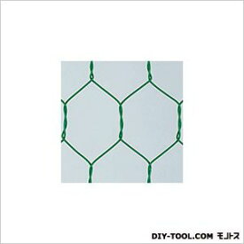 吉田隆 ビニール亀甲金網 巾×長さ:910mm×30m グリーン 84607572 1個