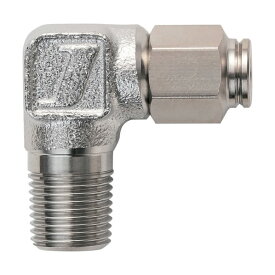 潤工社 ステンレス継手 エルボ(インチ系列) 9.53×6.99mm PT1/4 L-3/8-PT1/4-SUS 1点
