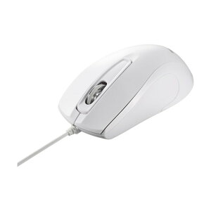 3�{�^�� �L�� BlueLED ���ϋv �R�� �}�E�X �z���C�g BSMBU110WH 1��