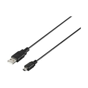 USB2.0 A to miniB ���Ή��P�[�u�� 1.5m �u���b�N BU2AMNK15BK 1��