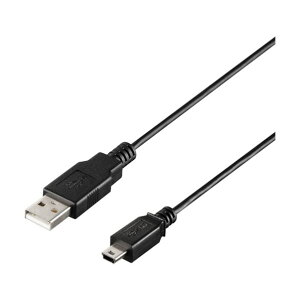 USB2.0 A to miniB���Ή��P�[�u�� 0.5m �u���b�N BU2AMNK05BK 1��