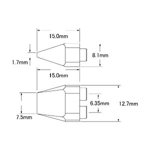 OK International Metcal MX�V���[�Y �f���A�� �`�b�v�J�[�g���b�W SMTC-8CH75D 1�_