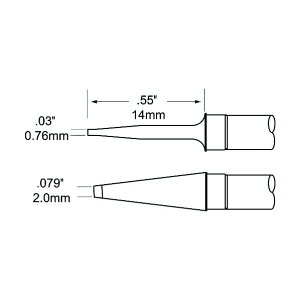 OK International Metcal MFRV[Y cC[U[ `bvJ[gbW TTP-BLP2 1_