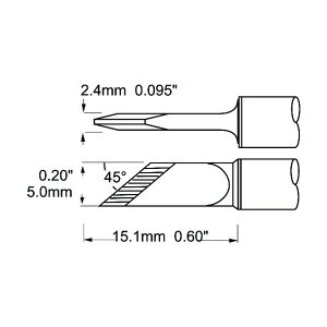 OK International Metcal MFR-1120�EMFR-2220�EPS-900�V���[�Y �`�b�v SCV-DRK45A 1�_