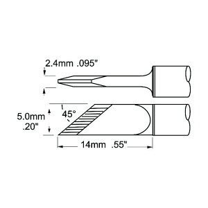 OK International Metcal MFR-1120�EMFR-2220�EPS-900�V���[�Y �`�b�v SCV-DRK50 1�_