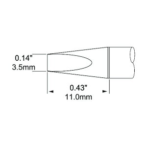 OK International Metcal MFR-1110�E2210�V���[�Y �`�b�v�J�[�g���b�W SFP-CH35 1�_