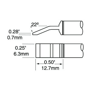 OK International Metcal MX�V���[�Y �����c�C�[�U�[ �`�b�v�J�[�g���b�W PTTC-604 1�_