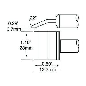 OK International Metcal MX�V���[�Y �����c�C�[�U�[ �`�b�v�J�[�g���b�W PTTC-607 1�_