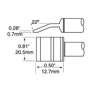 OK International Metcal MX�V���[�Y �����c�C�[�U�[ �`�b�v�J�[�g���b�W PTTC-706 1�_