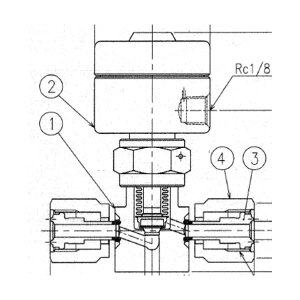 ���@�l��p�i���t�W�L�� SUS�|�������x���[�Y�o���u�Q1MPa�QFPR-71 FPR-71-9.52-2-HT#A 1�_