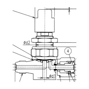 �t�W�L�� SUS�|���_�C���N�g�_�C���t�����o���u�Q1MPa�QFUNDL-71G FUNDL-71G-6.35-3 1�_