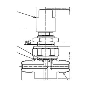 �t�W�L�� SUS�|���_�C���N�g�_�C���t�����o���u�Q1MPa�QFUNDL-71G FUNDL-71G-6.35-316LP-G 1�_