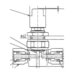�t�W�L�� SUS�|���_�C���N�g�_�C���t�����o���u�Q1MPa�QFUNDL-71G FUNDL-71G-9.52-2-316LP-PA 1�_